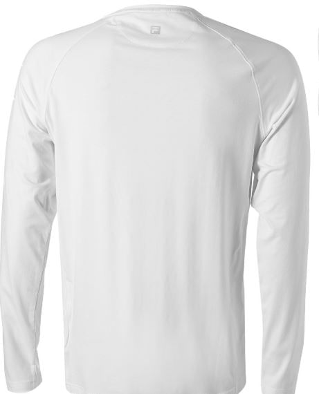 Fila Mens UV BLOCKER LONG SLEEVE WHITE - Paragon Sports