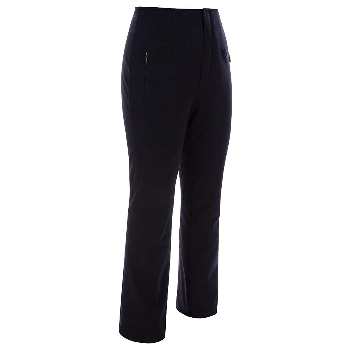 Women's NILS Sportswear Size 10 Snow Pants Skiing Black Waterproof Stretch  Waist