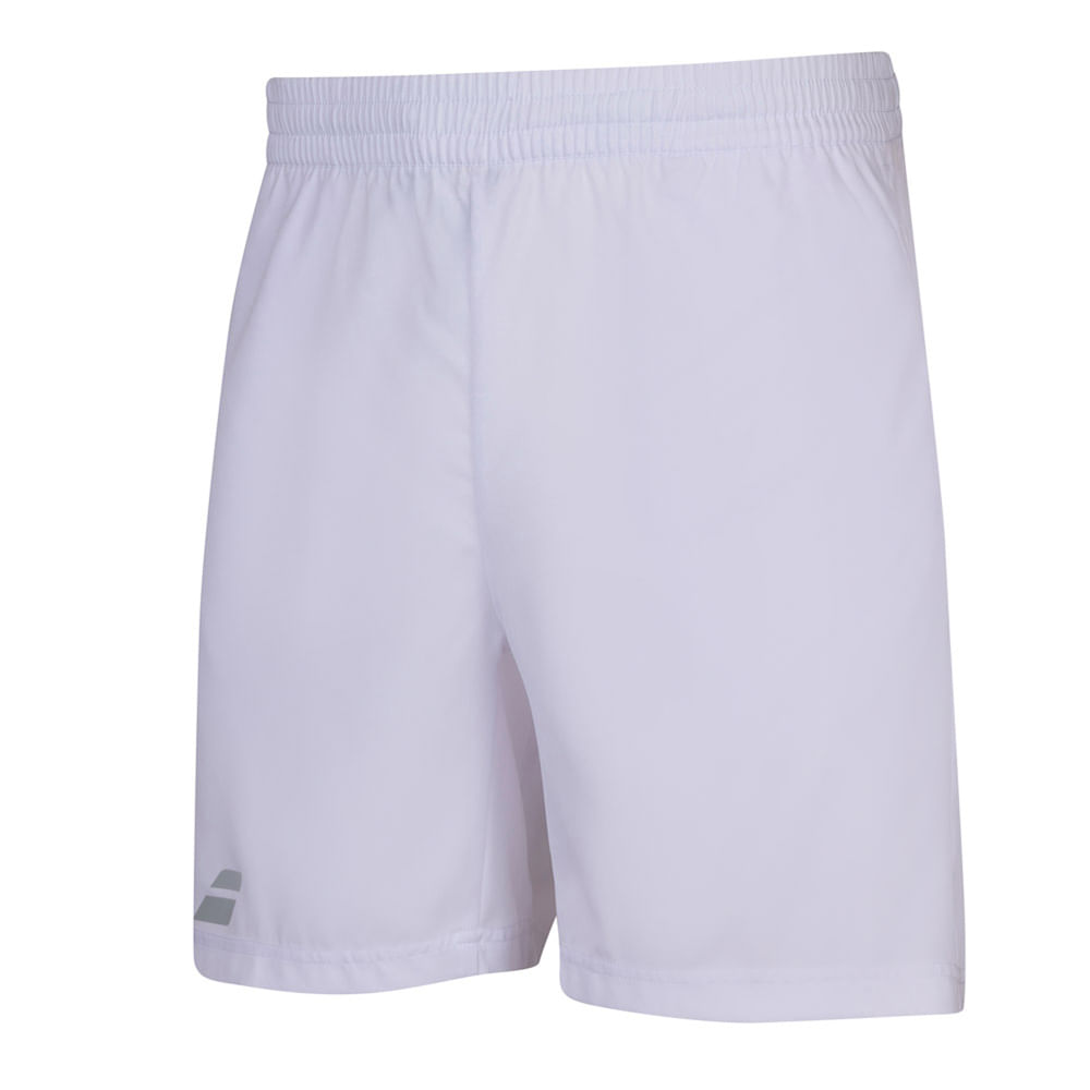 Babolat Mens PLAY SHORT WHITE Paragon Sports