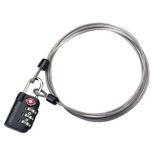 3-dial tsa lock & cable