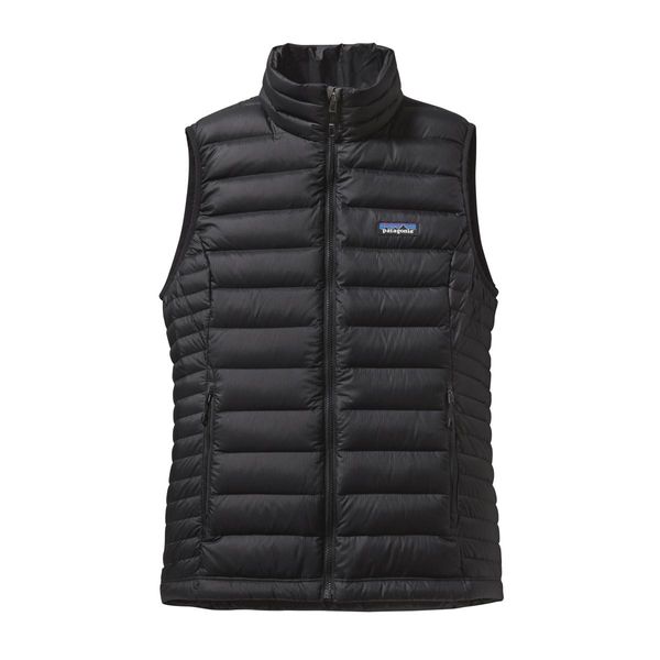 black patagonia down vest