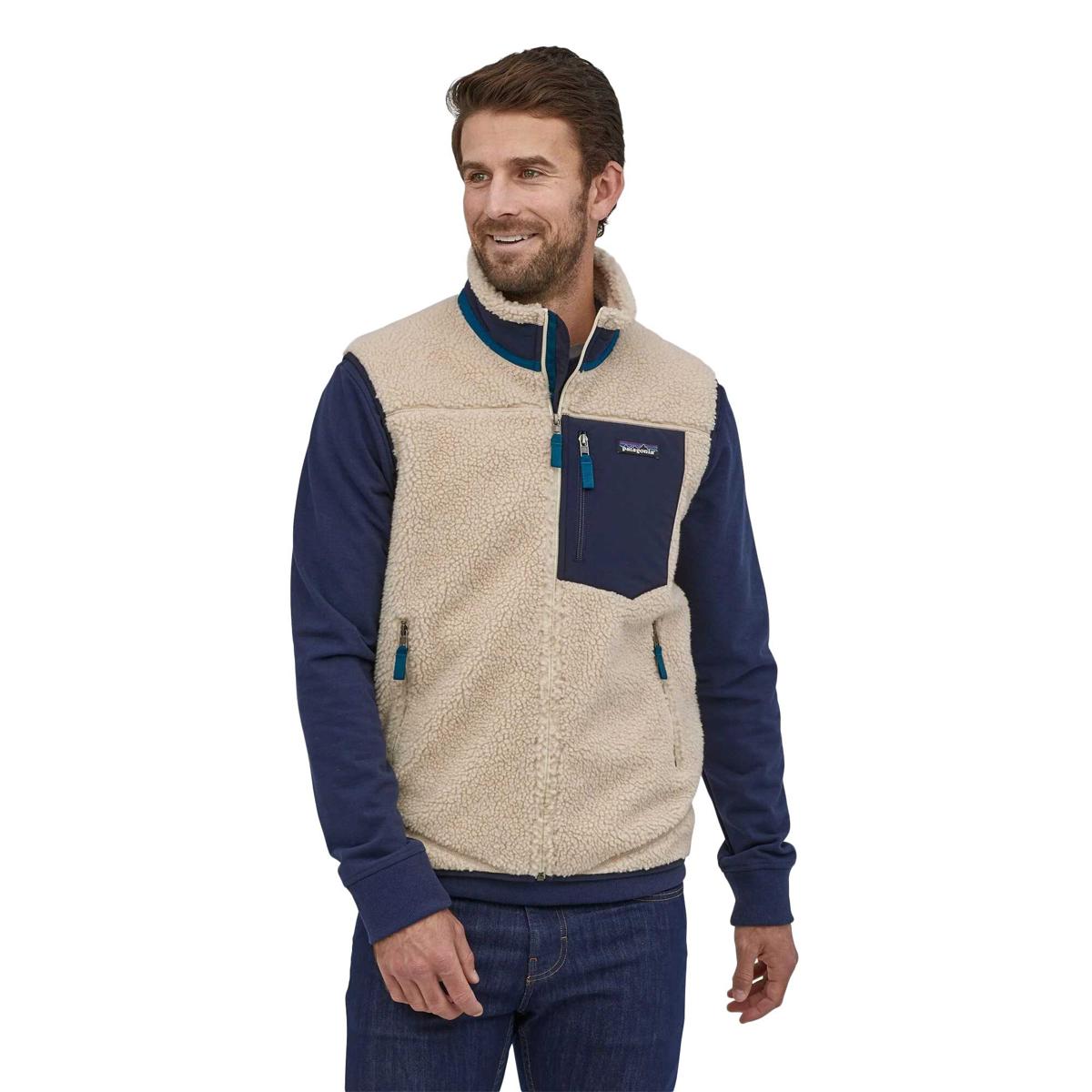 Patagonia Mens CLASSIC RETRO-X VEST WHITE - Winter Apparel, Skiing, Hiking  and Running from Top Brands - Paragon Sports