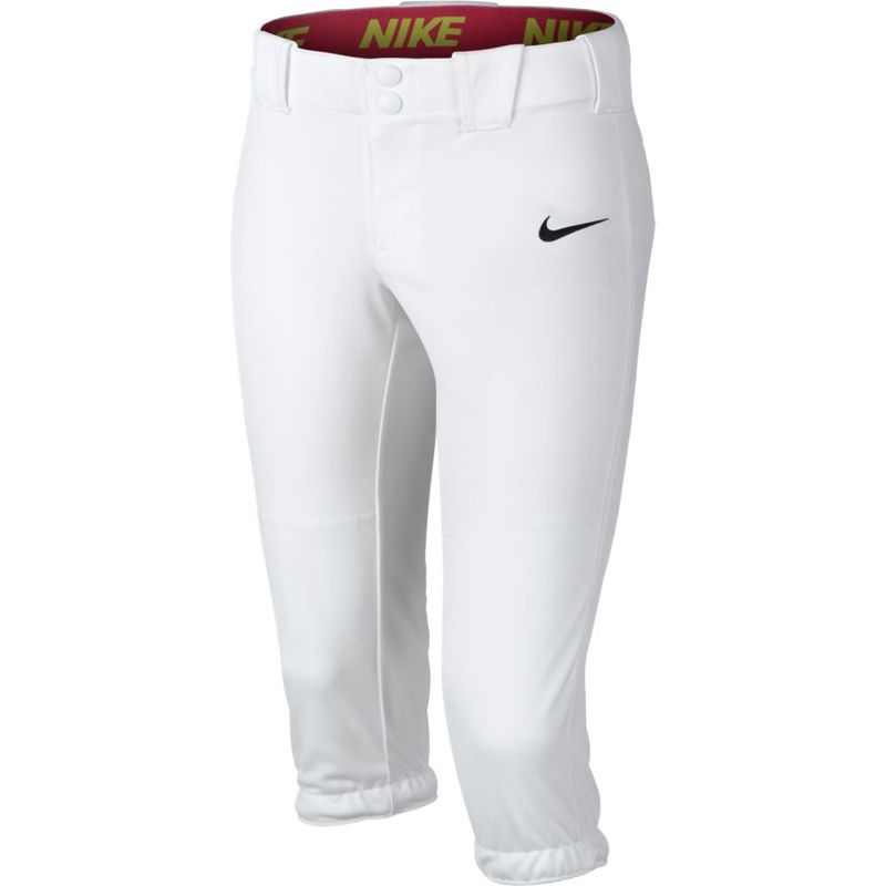 white nike softball pants