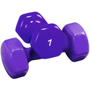 7 lb vinyl dumbbell