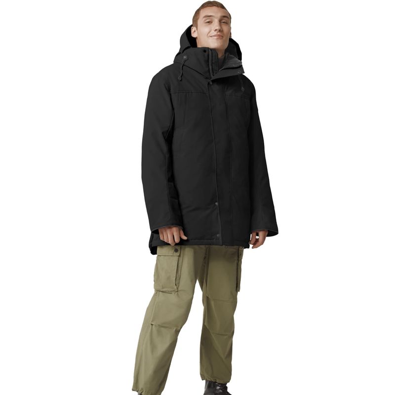 Canada Goose Mens SANFORD PARKA BLACK - Paragon Sports