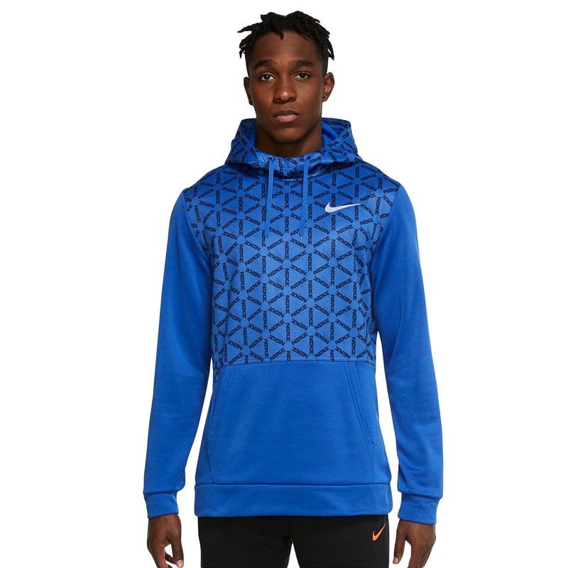 Nike Mens Thermal PULLOVER BLUE Sports