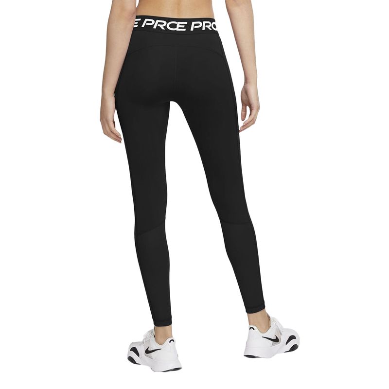 Nike Pro Leggings Women's Size Large Black Pink Blue Velvet High-Waisted  Tights