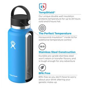 Wide Mouth Insulated Water Bottle - 32 oz