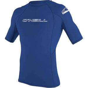 mens basic skins 50+ short sleeve rashguard