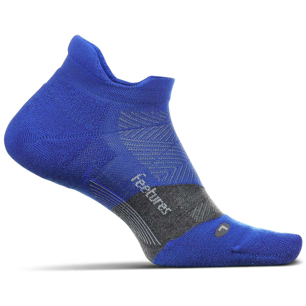 Feetures Unisex ELITE MAX CUSHION NO SHO BOOST BLUE