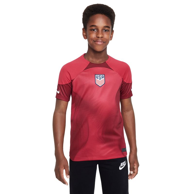 Nike - Boys Red Jersey Shorts