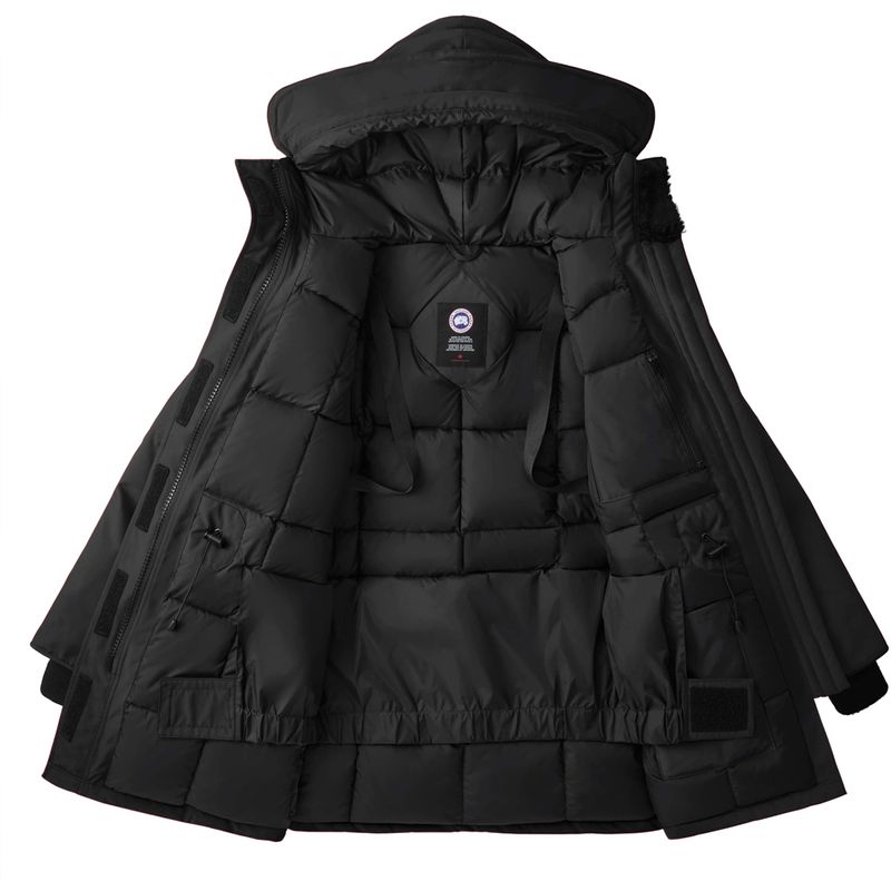 Canada goose black jacket 2024 womens