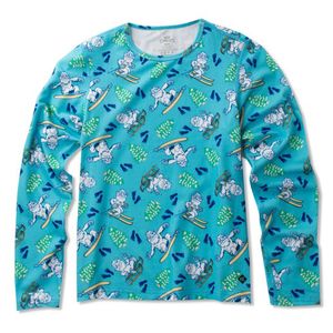kids print crew neck