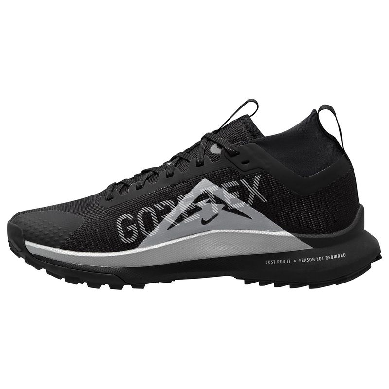 Nike Womens REACT PEGASUS TRAIL 4GTX BLACK-WOLF GREY - Paragon Sports