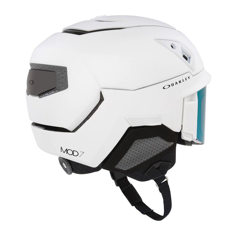 Mod7 Snow Helmet - White Prizm Sapphire Iridium Lens