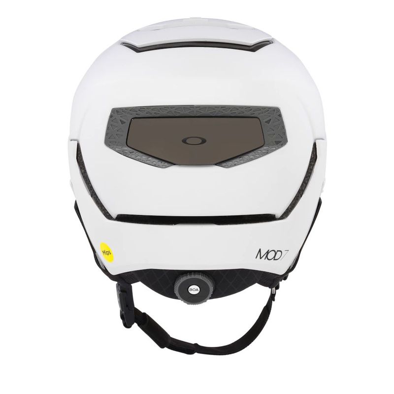Mod7 Snow Helmet - White Prizm Sapphire Iridium Lens