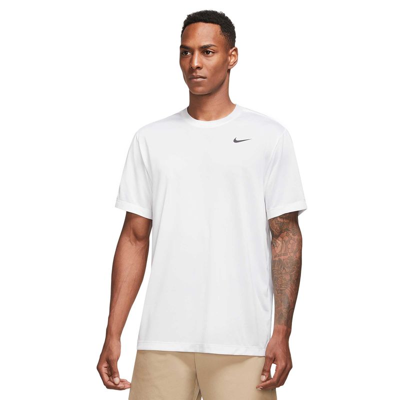 Nike Mens Dri Fit LEGEND Short Sleeve T Shirt WHITE WHITE