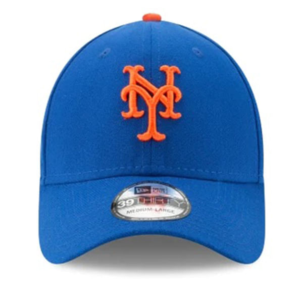 New Era Men's New York Mets White 39THIRTY Classic Stretch Fit Hat