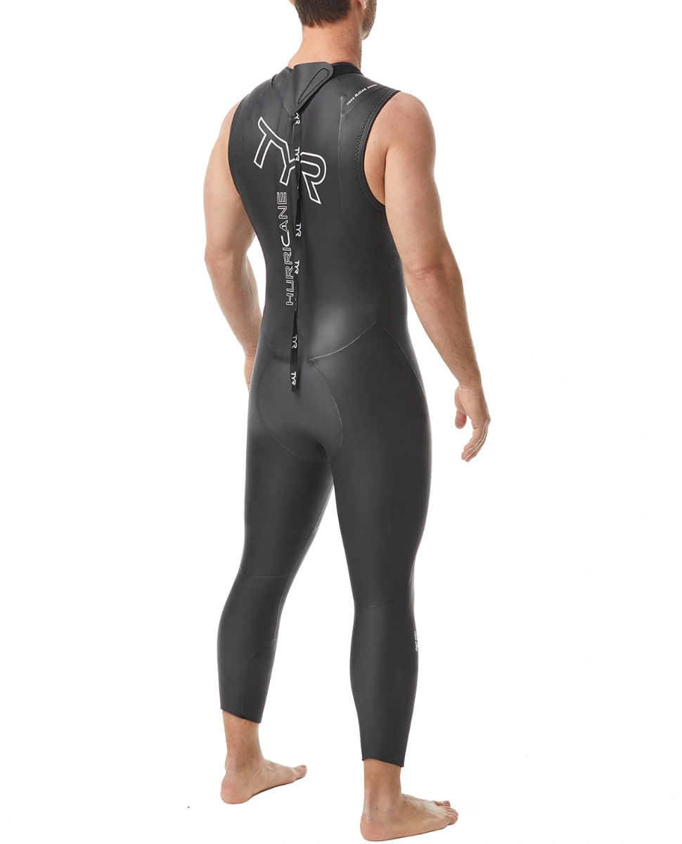 TYR Mens CAT 1 Sleeveless WETSUIT BLACK - Paragon Sports