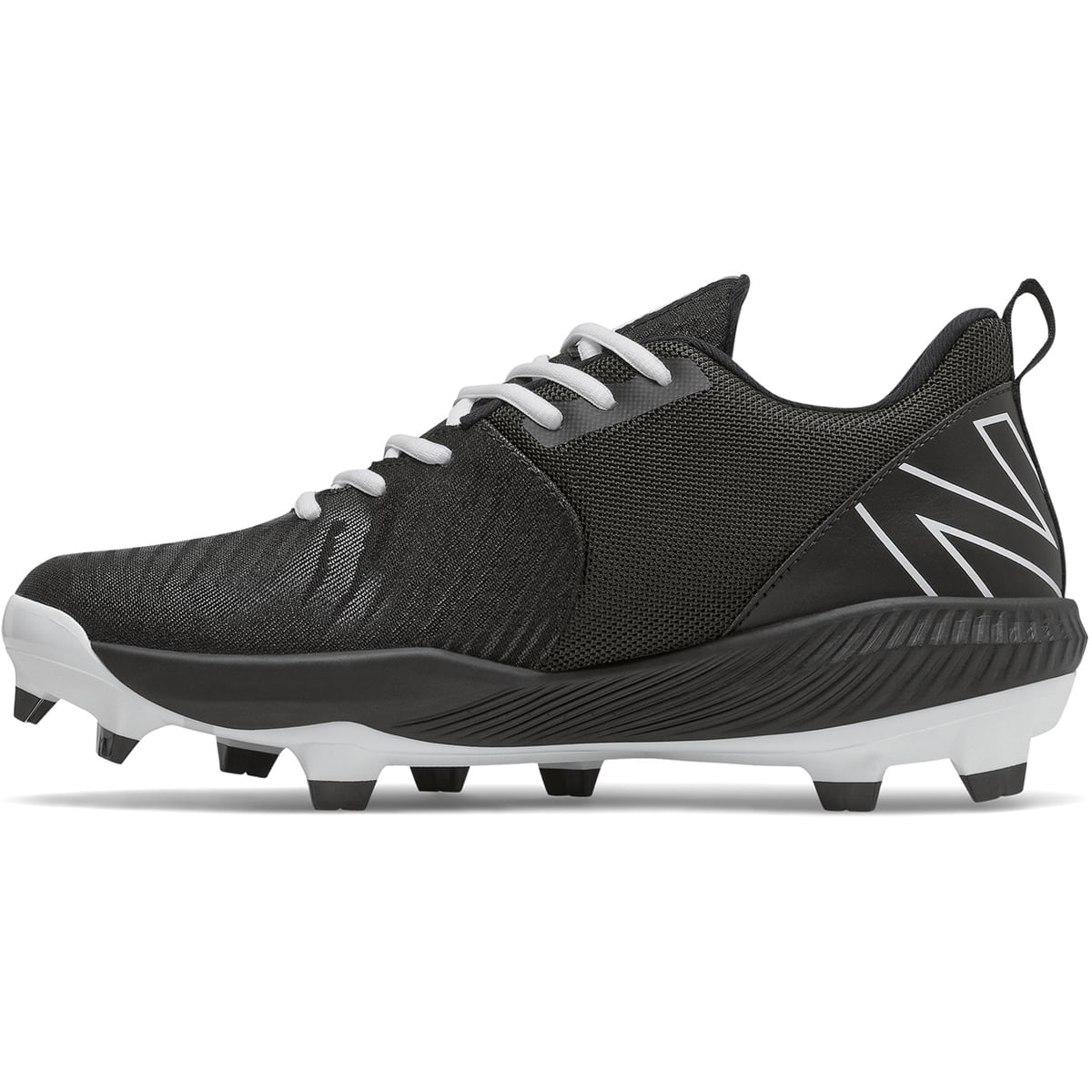 Boys' New Balance 4040 V6 Molded Baseball Cleats 6 Black/White