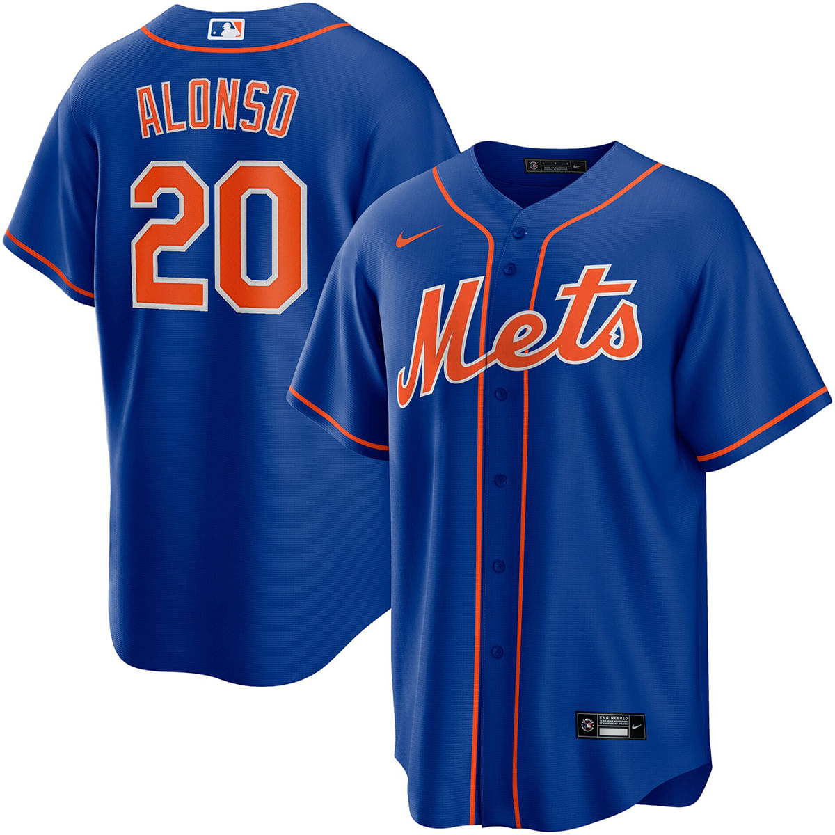 Nike Mens Mets ALONSO HOME ALT-REP BLUE - Paragon Sports