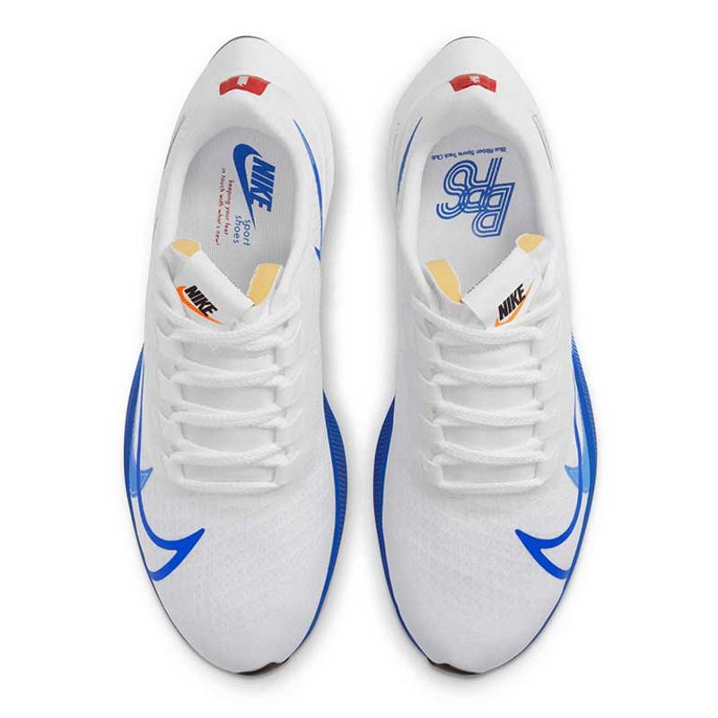 Nike Mens AIR ZOOM PEGASUS 37 PREM WHITE GAME ROYAL Paragon Sports