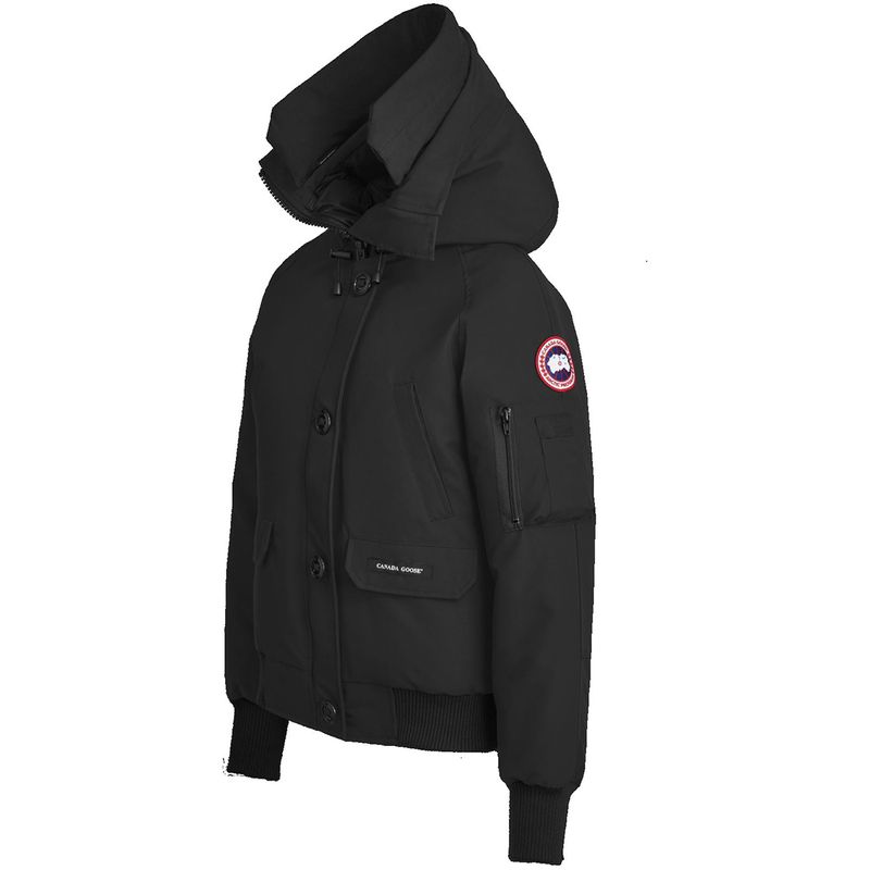 Canada Goose Womens CHILLIWACK BOMBER BLACK Paragon