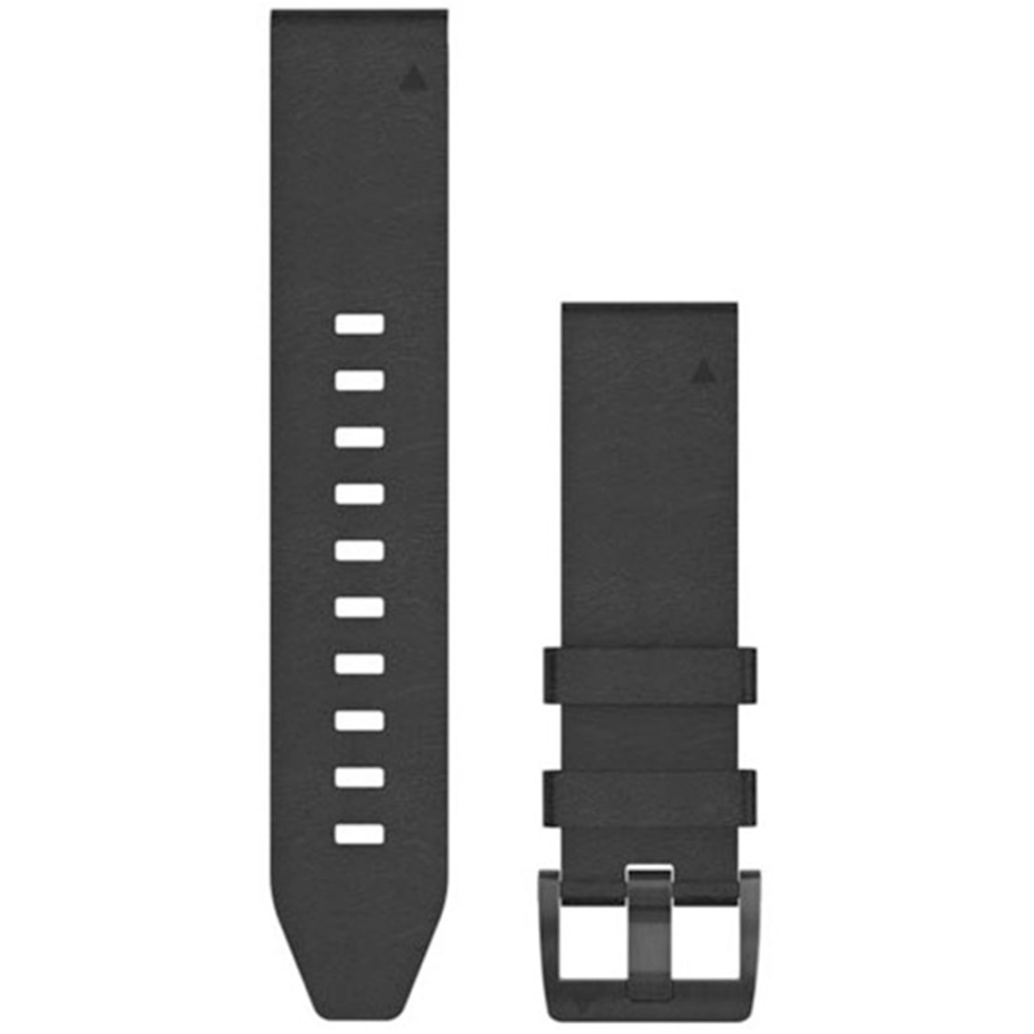 Garmin Unisex QUICKFIT 22 WATCH BANDS BLACK LEATHER Paragon Sports