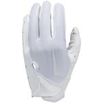 Nike Mens VAPOR JET 7-0 RECV-R Glove WHITE-SLV-METSLV - Paragon Sports