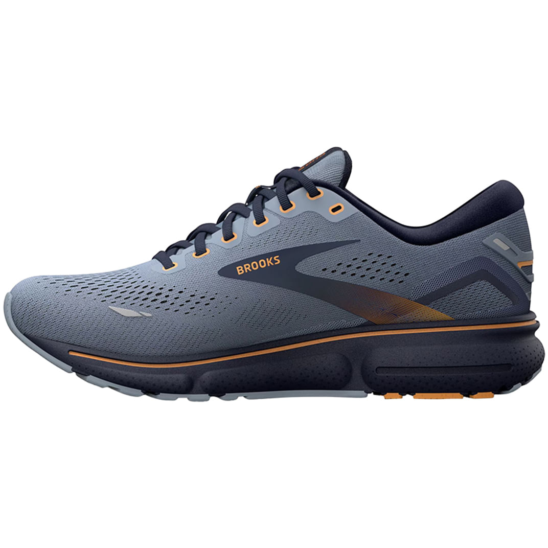 Brooks Mens GHOST 15 FLINTSTONE-PEACO - Paragon Sports