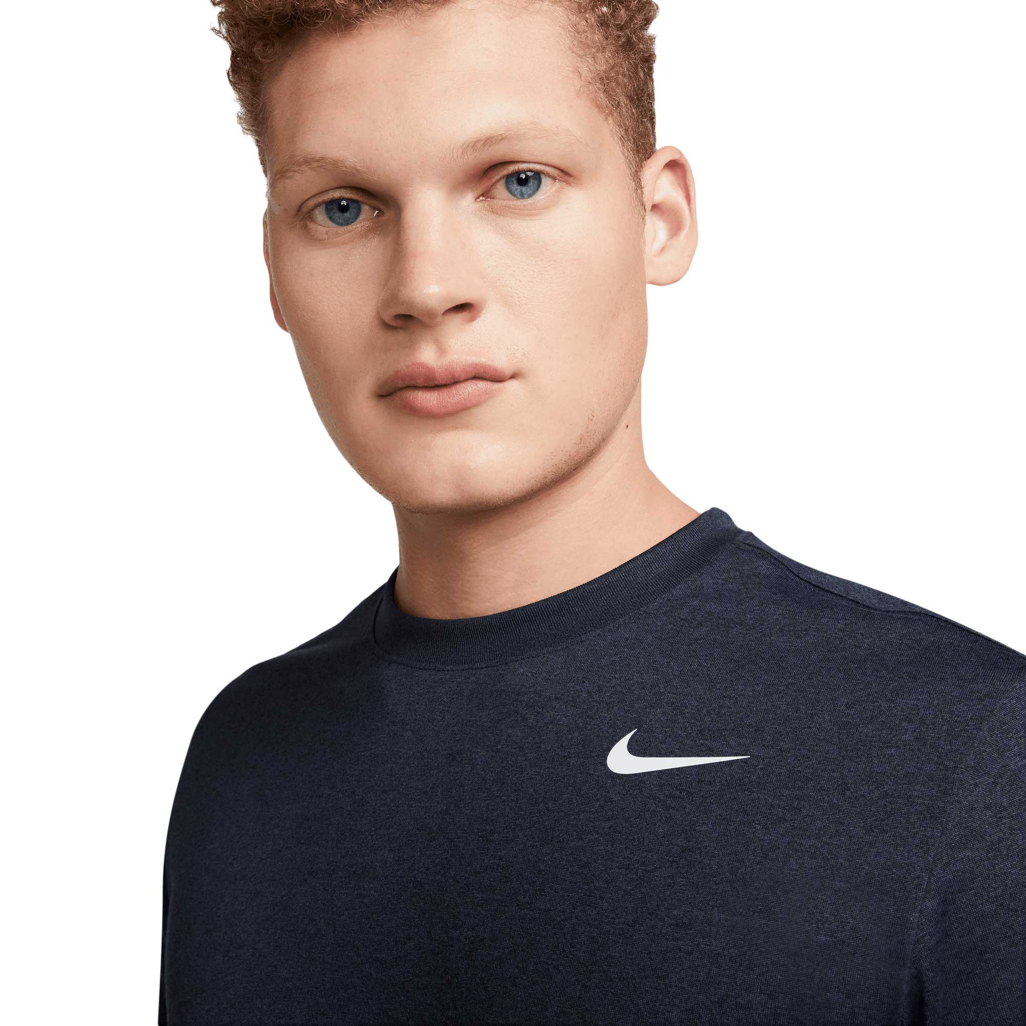 Nike Mens Dri-Fit T-Shirt OBSIDIAN-BLACK-W - Paragon Sports