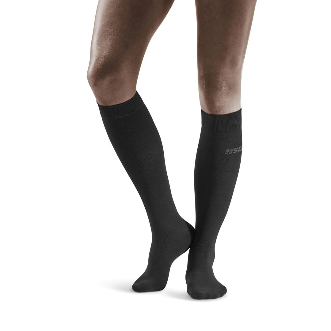Sports Reflective Compression sock TP 8309 Black
