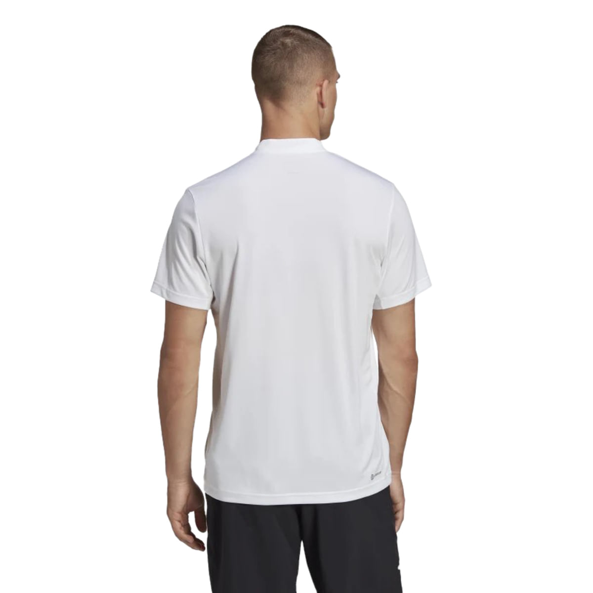 Adidas Mens CLUB HENLEY T-Shirt WHITE - Paragon Sports