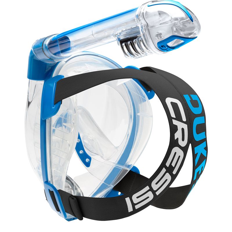 Cressi-Kids-DUKE-DRY-CTR-SNORKEL-MASK-CLEAR-BLUE