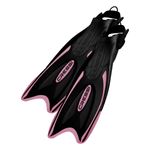 Cressi-Unisex-PALAU-LAF-FINS-BLACK-PINK