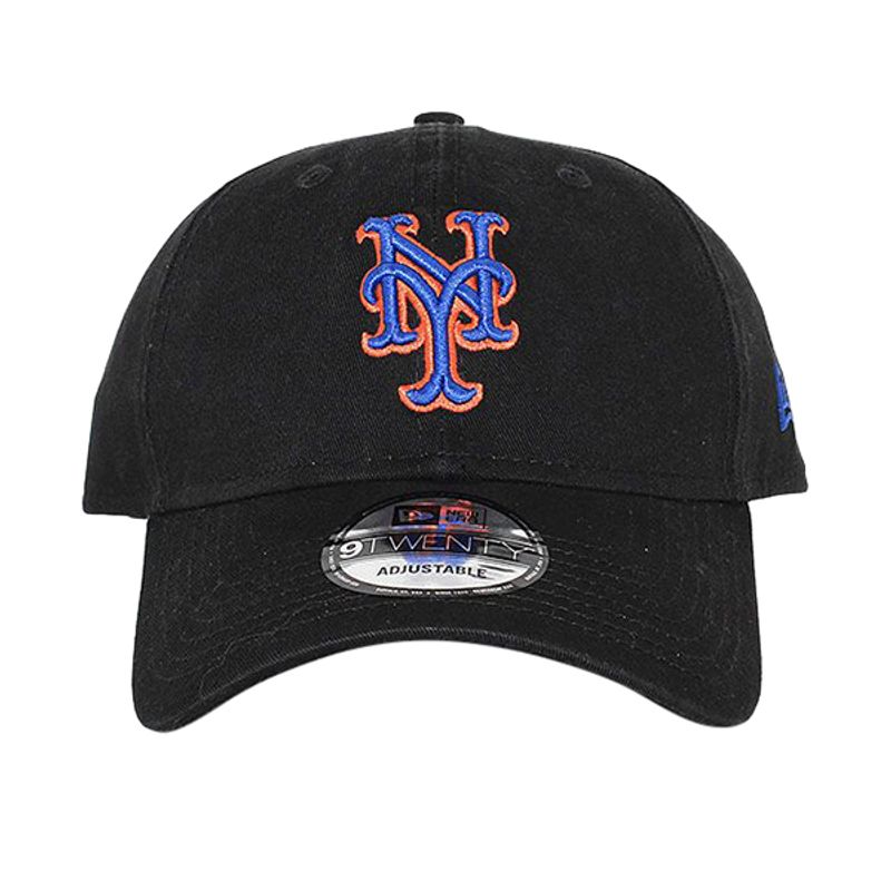 Women's New Era New York Mets Black on Black Core Classic II 9TWENTY  Adjustable Hat
