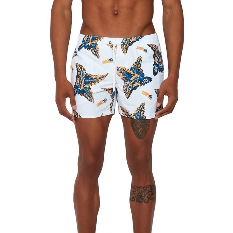 Sundek-Mens-ELASTIC-WAIST-14-INCH-OFFWHITE