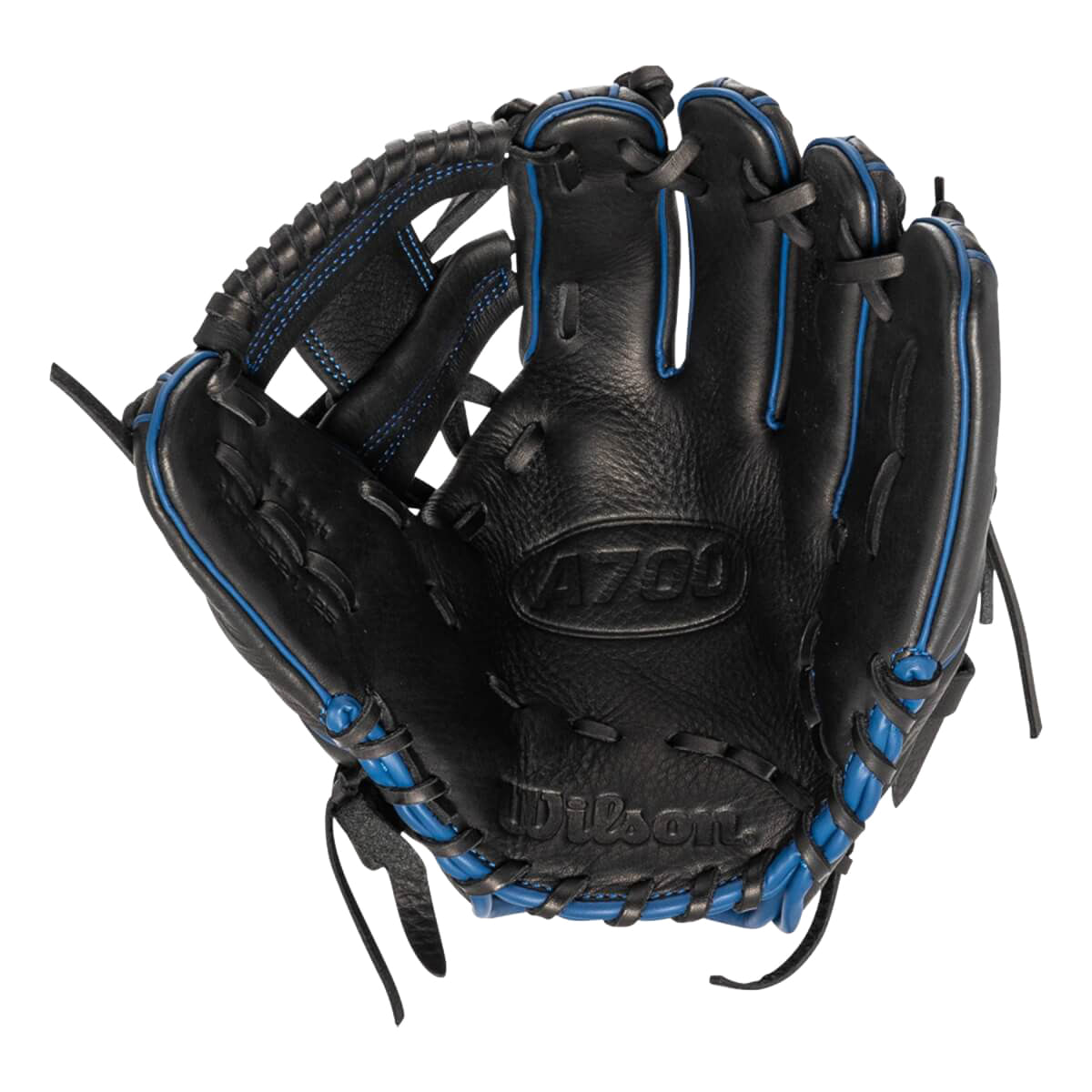 Wilson Unisex 11-25 A700 IF GLOVE BLACK-ROYAL-RED - Paragon Sports