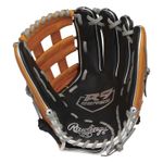 Rawlings-Unisex-12-00-R9-CNTR-FIT-OF-Glove-BLACK-TAN