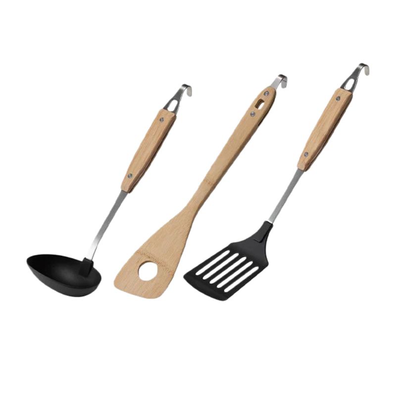 Snow-Peak--KITCHEN-TOOL-SET-METAL-WOOD-3PC