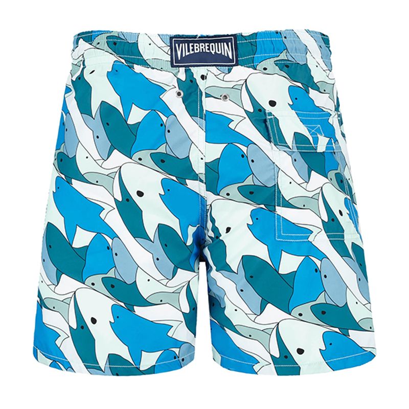 Mens shark swim trunks sale