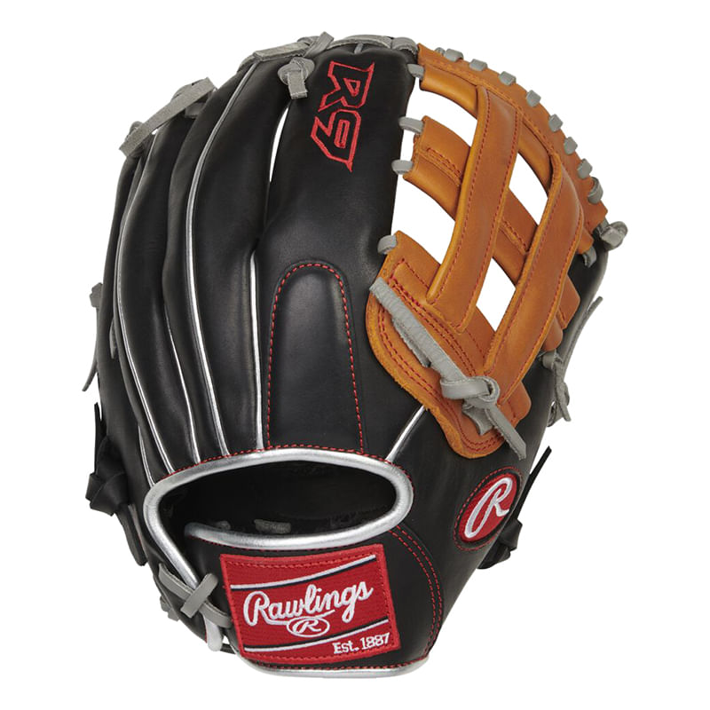 Rawlings-Unisex-12-00-R9-CNTR-FIT-OF-Glove-BLACK-TAN