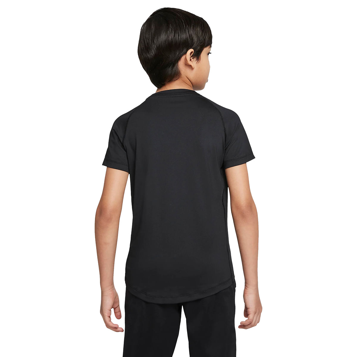 Nike Kids PRO Dri-Fit Short Sleeve BLACK - Paragon Sports
