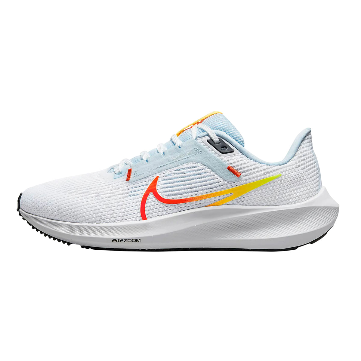 Nike Womens AIR ZOOM PEGASUS 40 WHITE-PICANTE - Paragon Sports