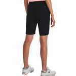 Under-Armour-Womens-LINKS-SHORTS-BLACK-MTL-SILVER