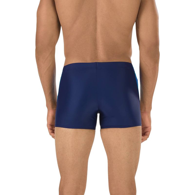 Speedo-Mens-FITENESS-SPLICE-SQ-LEG-NAVY-TURQ
