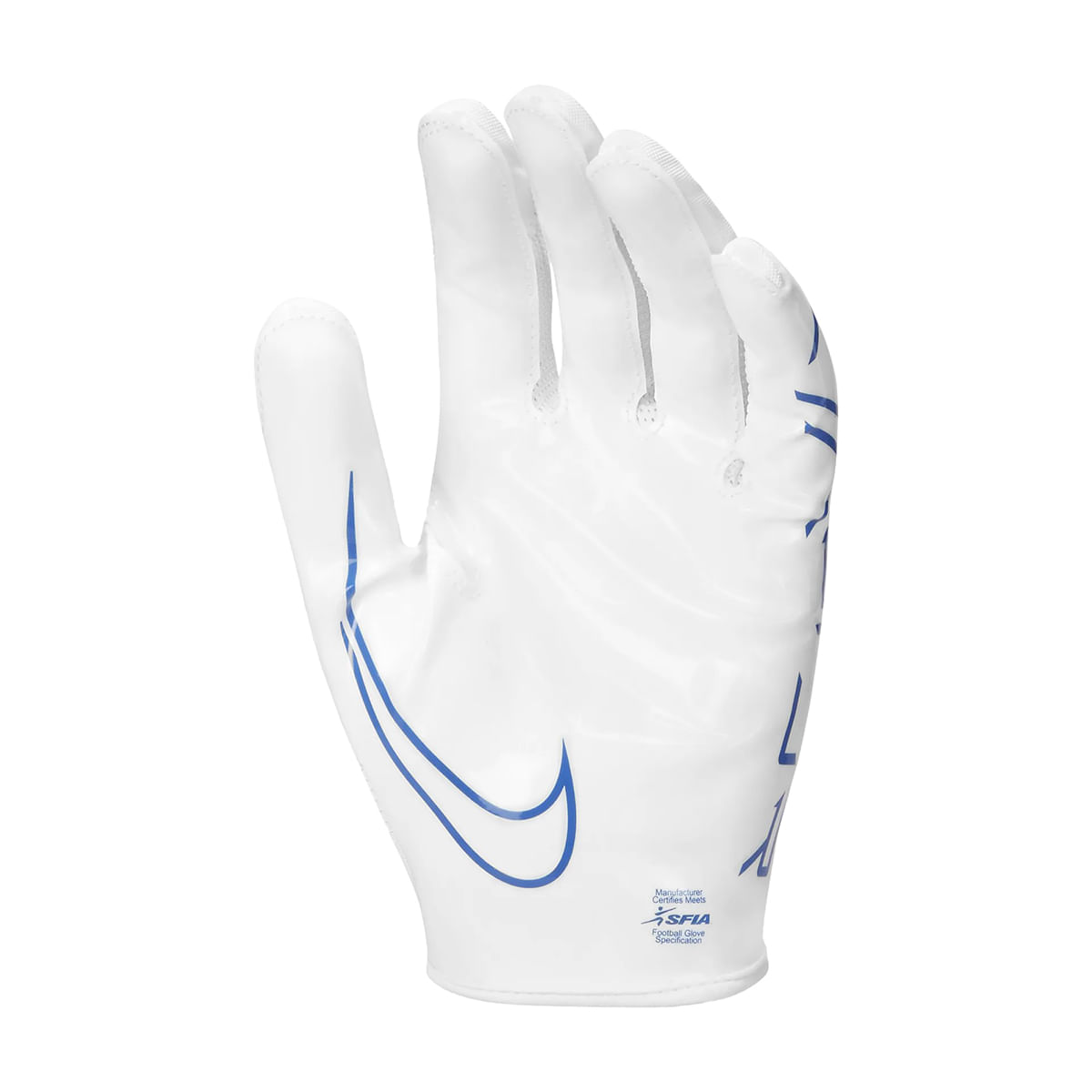 Nike Mens VAPOR JET 7-0 RECV GLOVE WHITE-WHT-ROYAL - Paragon Sports