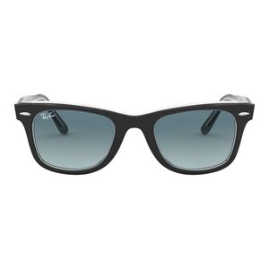 unisex wayfarer black on trnspnt