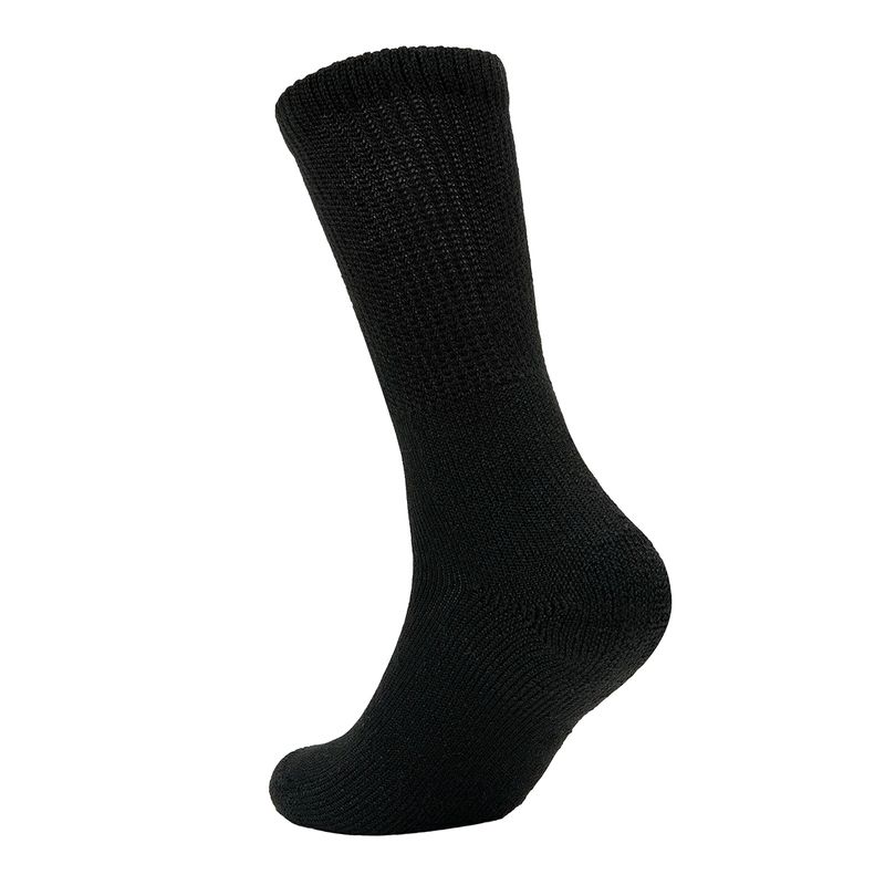 Thorlos-Unisex-WALKING-CUSHION-CREW-SOCK-BLACK