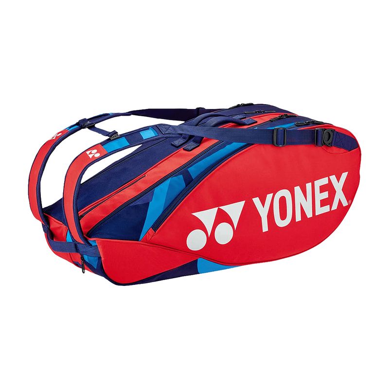Yonex--PRO-RACQUET-BAG-6-PACK-SCARLET